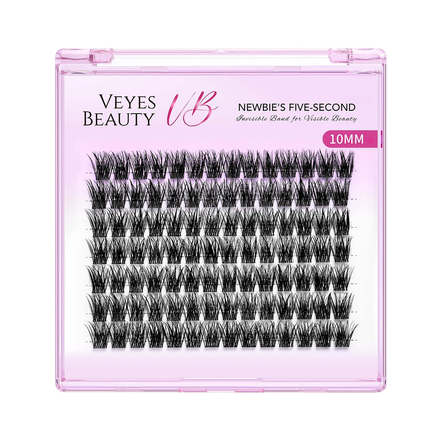 VEYESBEAUTY Lash Clusters Five-Second Series Dreamy 10mm DIY Eyelashes