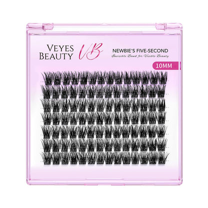VEYESBEAUTY Lash Clusters Five-Second Series Dreamy 10mm DIY Eyelashes