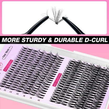 VEYESBEAUTY Lash Clusters UltraVolume: 3D Layered DIY Lashes Tray (30D & 40D)