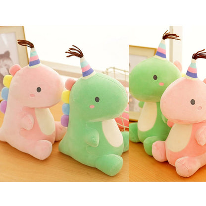 VHYHCY Stuffed Animal Plush Toy – Cute Blue Dinosaur, 9 Inch Plush for Kids