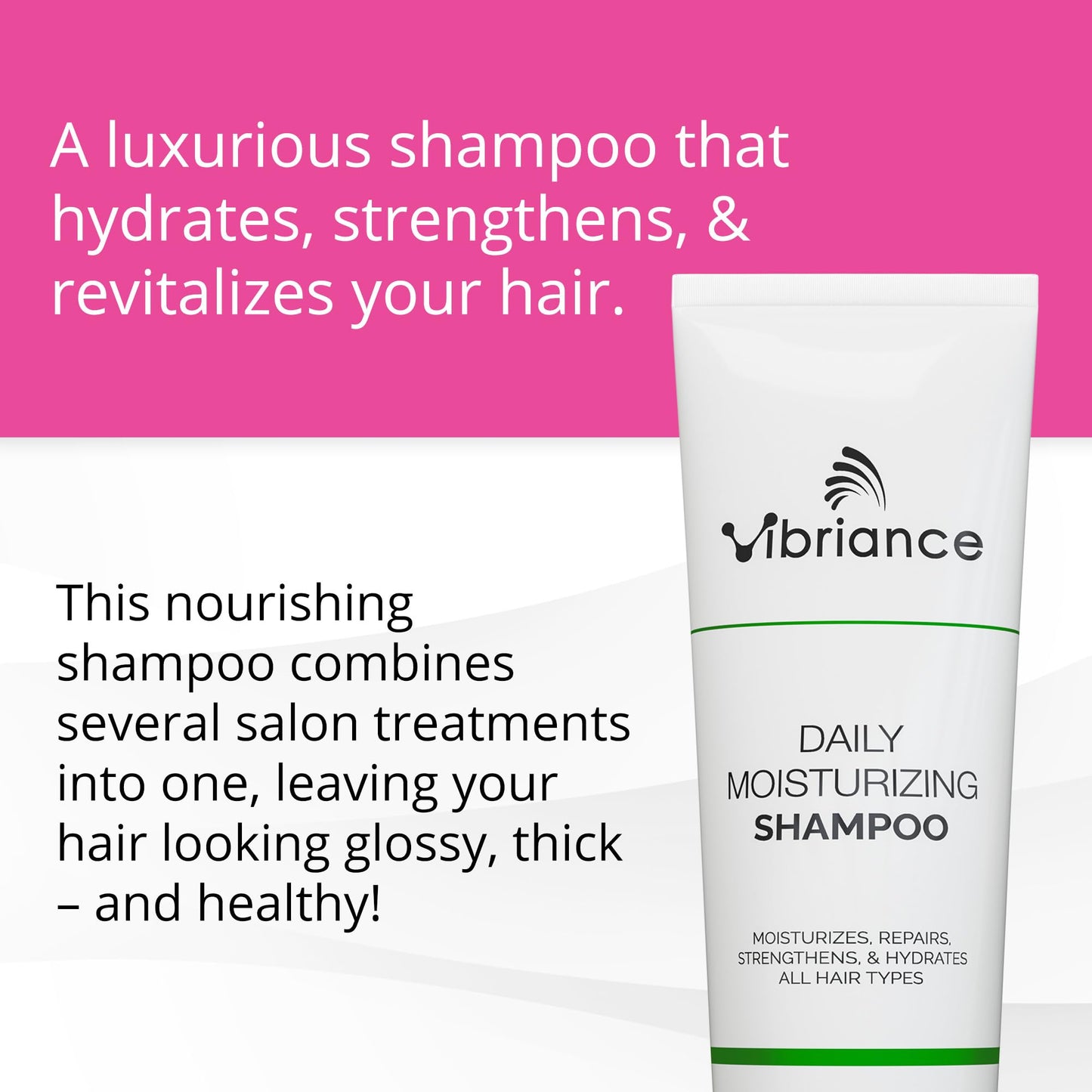 Vibriance Daily Moisturizing Shampoo – Strengthening Biotin for Aging Hair, Thinning Hair & Dry Scalp