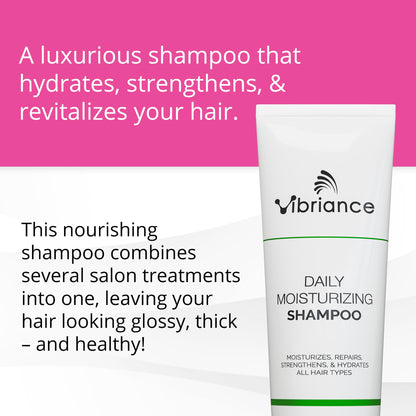 Vibriance Daily Moisturizing Shampoo – Strengthening Biotin for Aging Hair, Thinning Hair & Dry Scalp