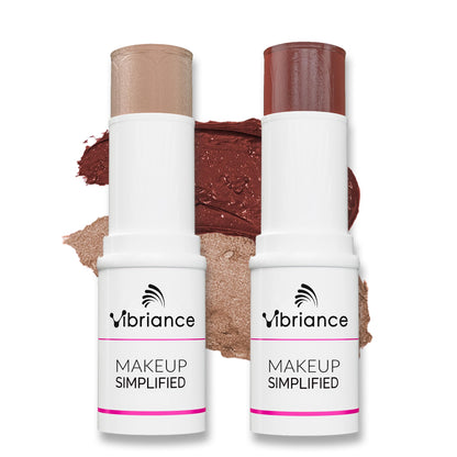 Vibriance Blush & Highlighter Bundle – Cream Sticks for Mature Skin | Makeup Simplified