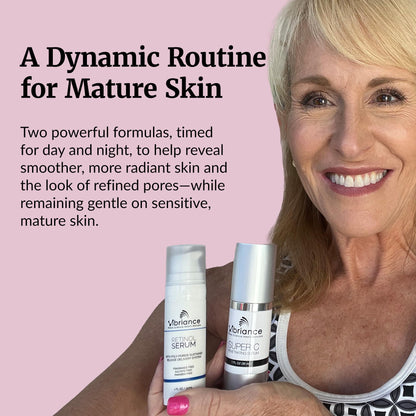 Vibriance Dynamic Duo Skincare Bundle – Super C Vitamin C Serum + Retinol Night Serum