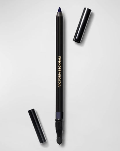 Victoria Beckham Satin Kajal Longwear Waterproof Eyeliner in Navy Noir — Includes Complimentary Face Sheet Masque