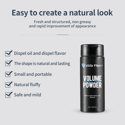 Vida Flex+ Hair Styling Powder – Volumizing, Texturizing & Matte Finish for Men – 15g