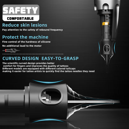 Vidattx Poseidon Tattoo Pen Kit – Beginner Starter Bundle with 2 Batteries + Cartridges
