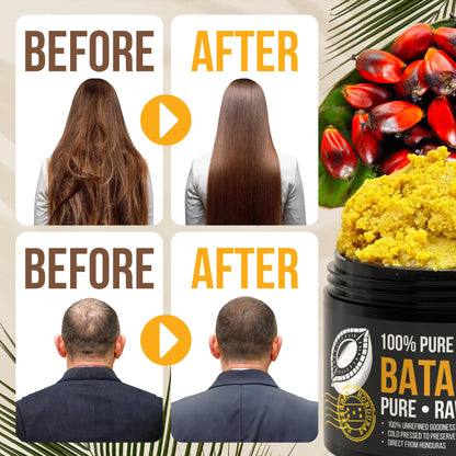Vie Naturelle Batana Oil – Hair Growth from Honduras, Raw Unrefined, Cold-Pressed, 4 oz
