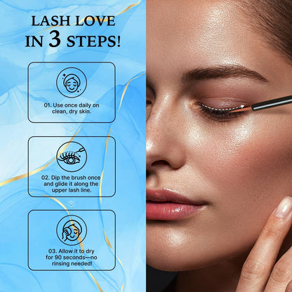 VieBeauti Lash Serum for Eyelash Growth – 5mL, 5-Month Supply, Vegan & Cruelty-Free