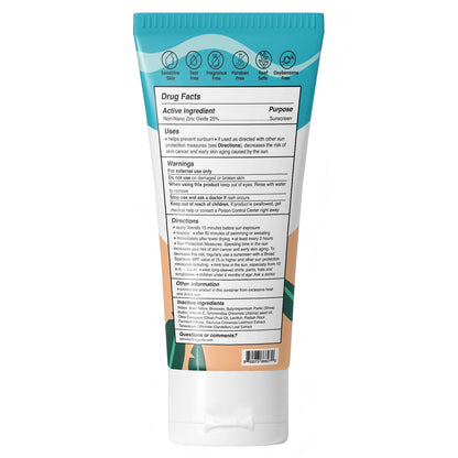 Vigority Beef Tallow Sunscreen for Kids SPF 50 – Mineral Zinc Oxide Sunblock, Tear-Free & Water-Resistant