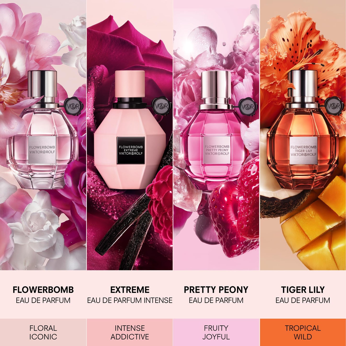 Viktor&Rolf Flowerbomb Pretty Peony – Floral & Fruity Perfume for Women (1.7 Fl Oz)