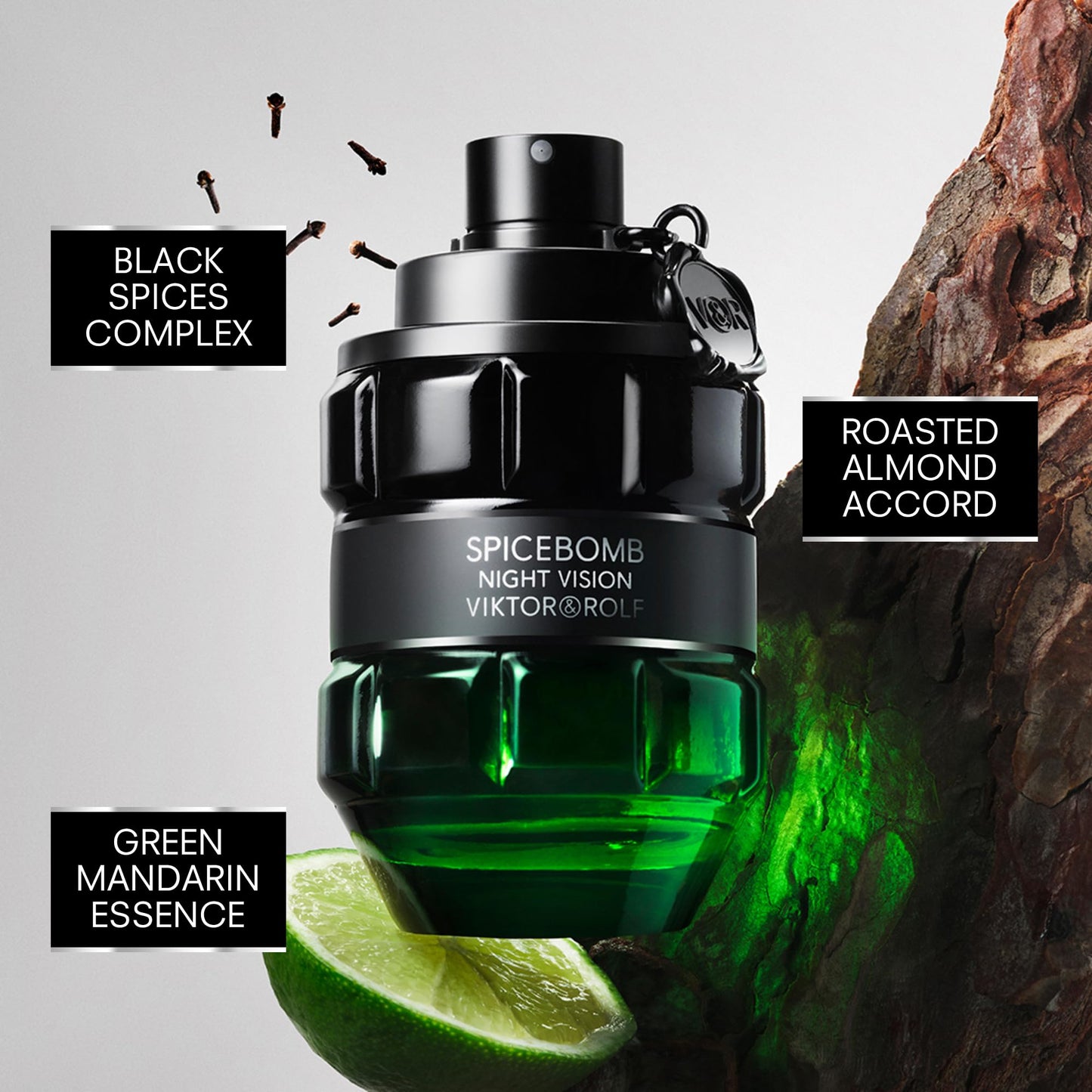 Viktor&Rolf Spicebomb Nightvision Gift Set – Woody & Spicy EDT, 3 oz + Travel Size