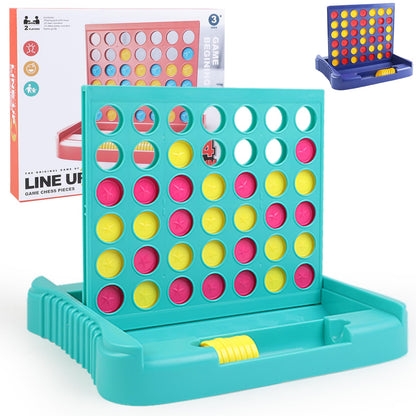 Vikutu 4 in a Row Connect Game – Travel-Friendly 9 x 7.4 in Green