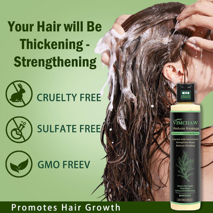 Vimchaw Organic Rosemary Hair Growth Shampoo – Strengthening with Hydrolyzed Keratin