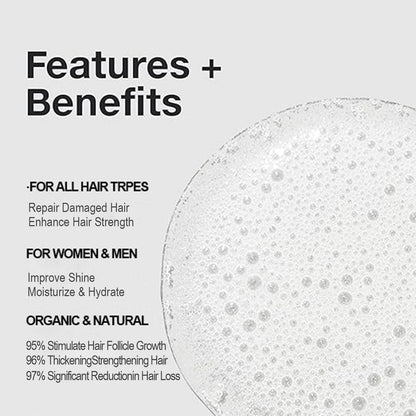 Vimchaw Rosemary Hair Growth Shampoo | Organic Thickening for Thinning Hair (3.4 fl oz)