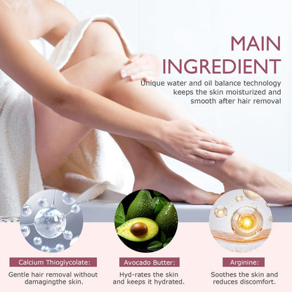 Vincofoo No-Shave Hair Removal Cream – Gentle, Fast, Sensitive Skin
