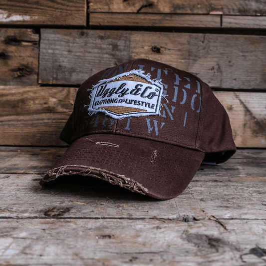 Brown 'Aviation' Diamond Cap