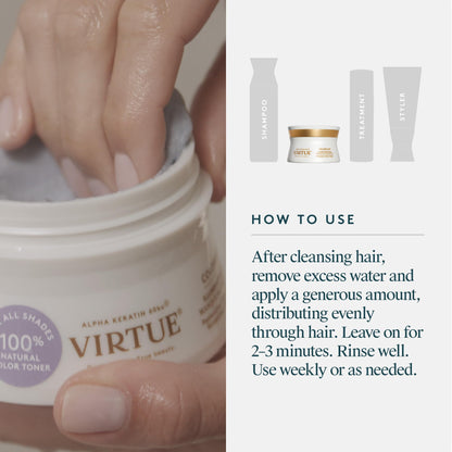 Virtue ColorKick Illuminating Hair Mask | Tones, Nourishes & Preserves Color-Treated Hair