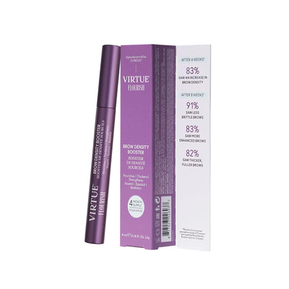Virtue Flourish Brow Density Booster with Keratin – Thicker, Healthier Brows | VIRTUE