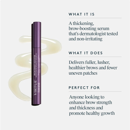 Virtue Flourish Brow Density Booster with Keratin – Thicker, Healthier Brows | VIRTUE