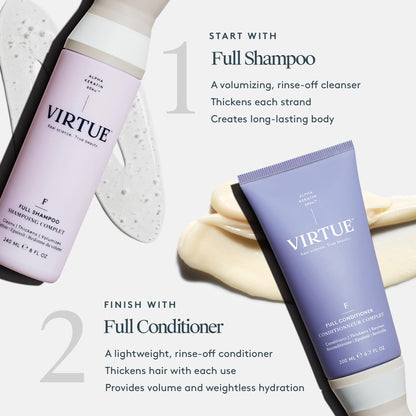VIRTUE Full Volumizing Conditioner – Thickens Hair, Color-Safe, Sulfate-Free