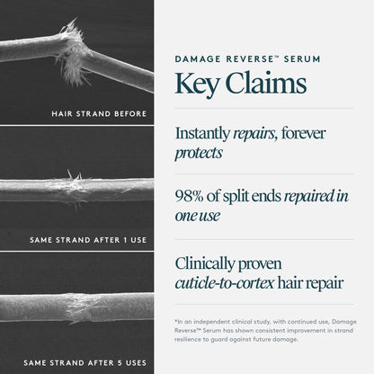 VIRTUE Recovery Damage Reverse Hair Serum | Lightweight Cream-to-Serum for All Hair Types