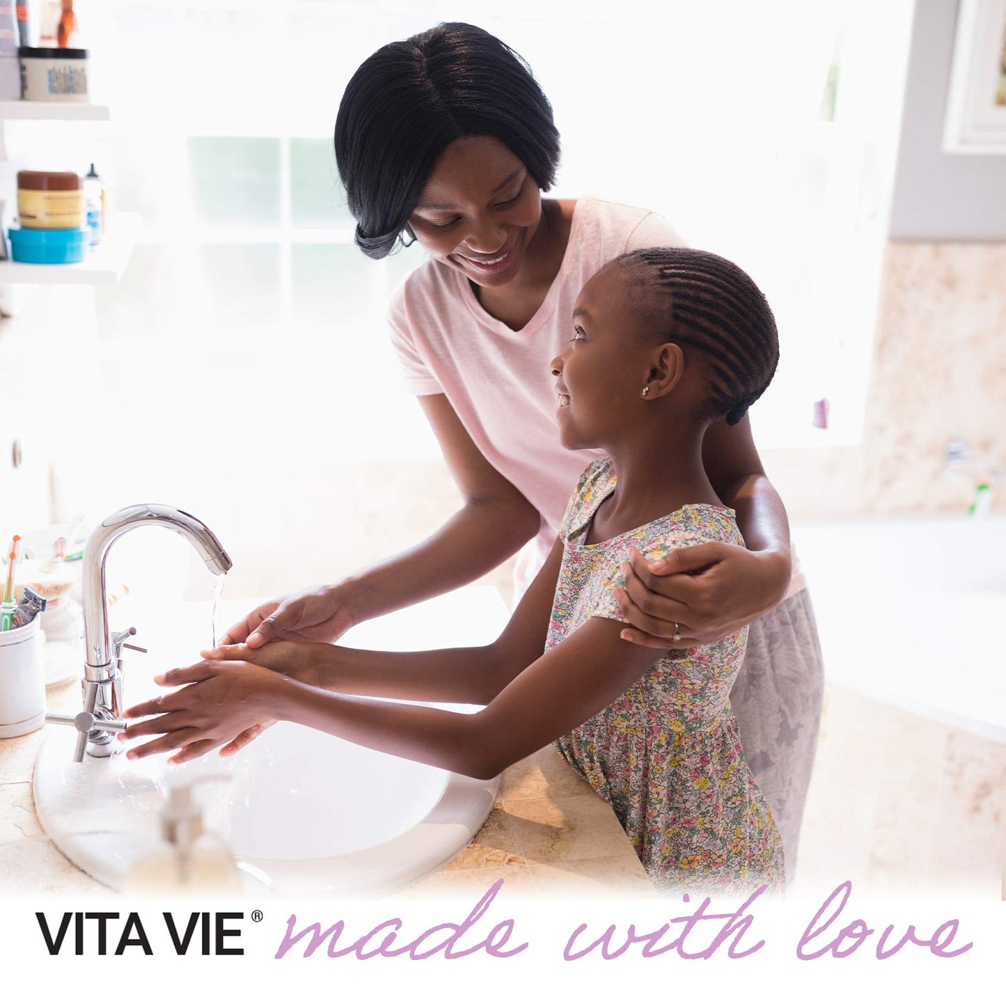 VITA VIE Hand Soap 8oz – Paraben-Free, Sulfate-Free, Cruelty-Free, Made in USA