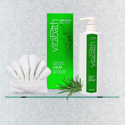 Vitabath Original Spring Green Moisturizing Bath & Shower Gel – 32 oz
