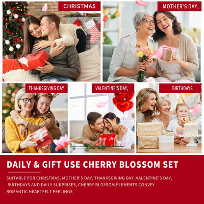 Vital Luxury Japanese Cherry Blossom Bath & Body Care Set – Mist & Cream (8 oz each)
