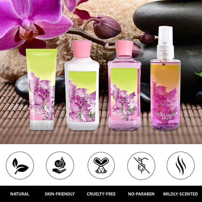 Vital Luxury Sweet Pea Bath & Body Kit – 3 oz Each | Gift Set for Her