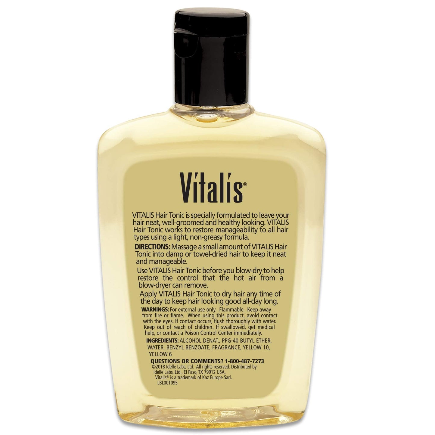 Vitalis Hair Tonic 7 oz – 3-Pack (21 oz total) | Light, Non-Greasy Styling for All Hair Types