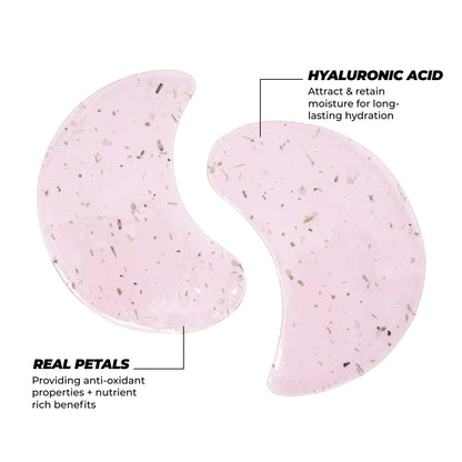 Vitamasques De-Puff Hydrogel Eye Pads – Lavender & Vegan Collagen (Pack of 3)