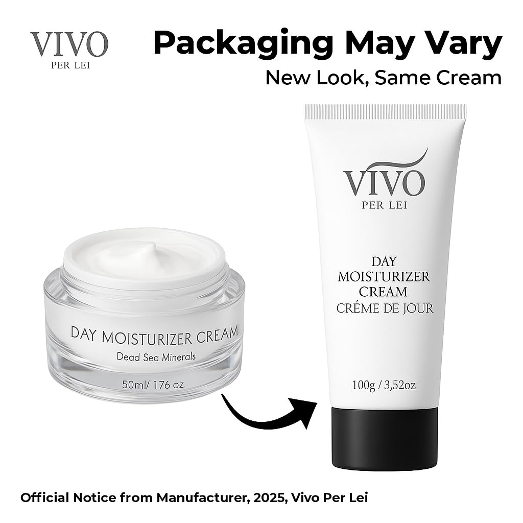 Vivo Per Lei Day Cream – Dead Sea Hydrating Facial Cream for Dry Skin