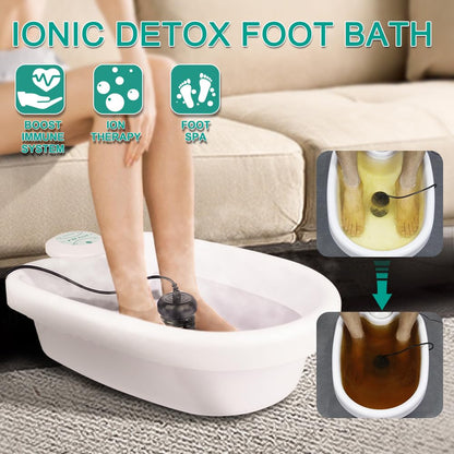 VnioLife Ionic Foot Bath Detox Machine – Home Spa, Portable Foot Spa System