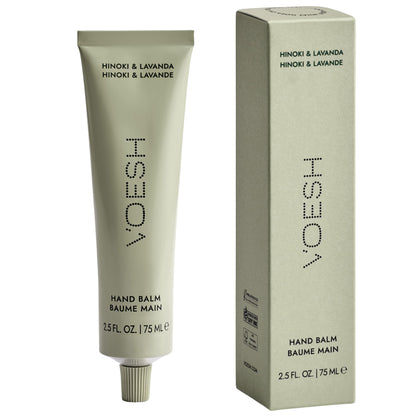 VOESH Hinoki & Lavanda Vegan Hand Balm 2.5 oz – K-Beauty Hand Cream, Non-Greasy & Fast-Absorbing with Turmeric Mango Butter & Squalane