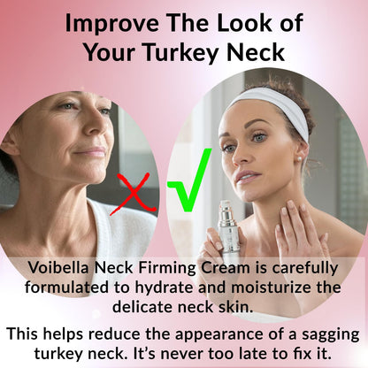 VOIBELLA BEAUTY Neck Firming Cream – Tighten Crepey Skin & Décolletage