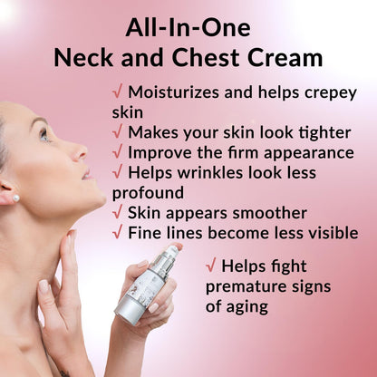 VOIBELLA BEAUTY Neck Firming Cream – Tighten Crepey Skin & Décolletage