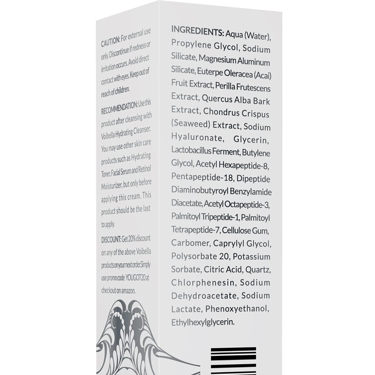 Voibella Instant Face Lift Cream | Eye, Neck & Face Tightening, Lifting & Firming Serum