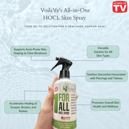 VoilaVe Pure HOCl Spray – All-in-One Skin Care & Cleaner (8 oz)