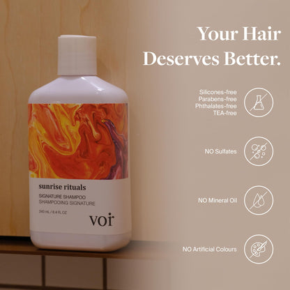 Voir Haircare Hyaluronic Acid Shampoo — Hydrating & Smoothing, Sulfate-Free