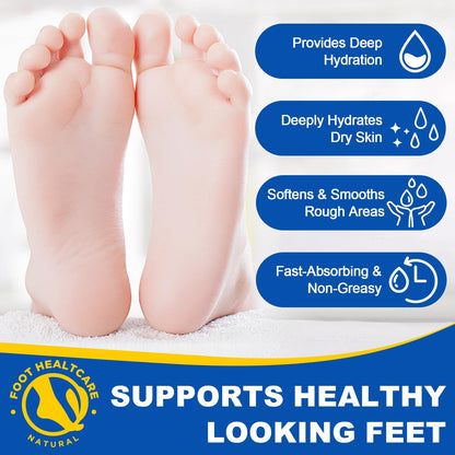 Vortexonix 60% Urea + 2% Salicylic Acid Foot Care Stick – 2-Pack for Dry Cracked Feet