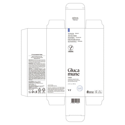 VT COSMETICS Glucamune Facial Toner – Snow Mushroom Hydration for Dry & Sensitive Skin