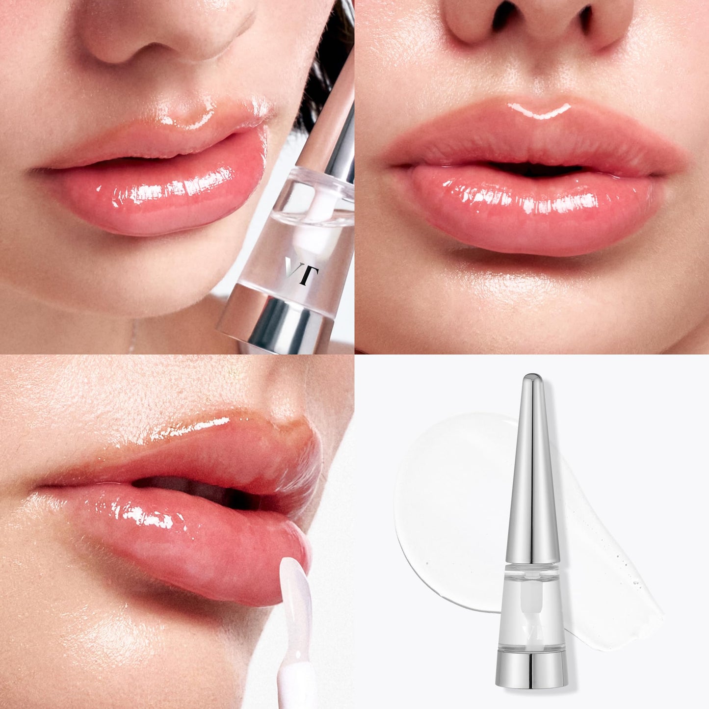 VT COSMETICS Reedle Shot Lip Plumper – Hydrating & Volumizing Clear Lip Gloss (0.15 oz) Beginner