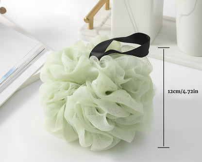 VVmotes Loofah Sponges for Shower – 8 Pack Multi-Color Set (Black, Dark Green, Peacock, Khaki, Gray, Pink, Purple, Yellow)