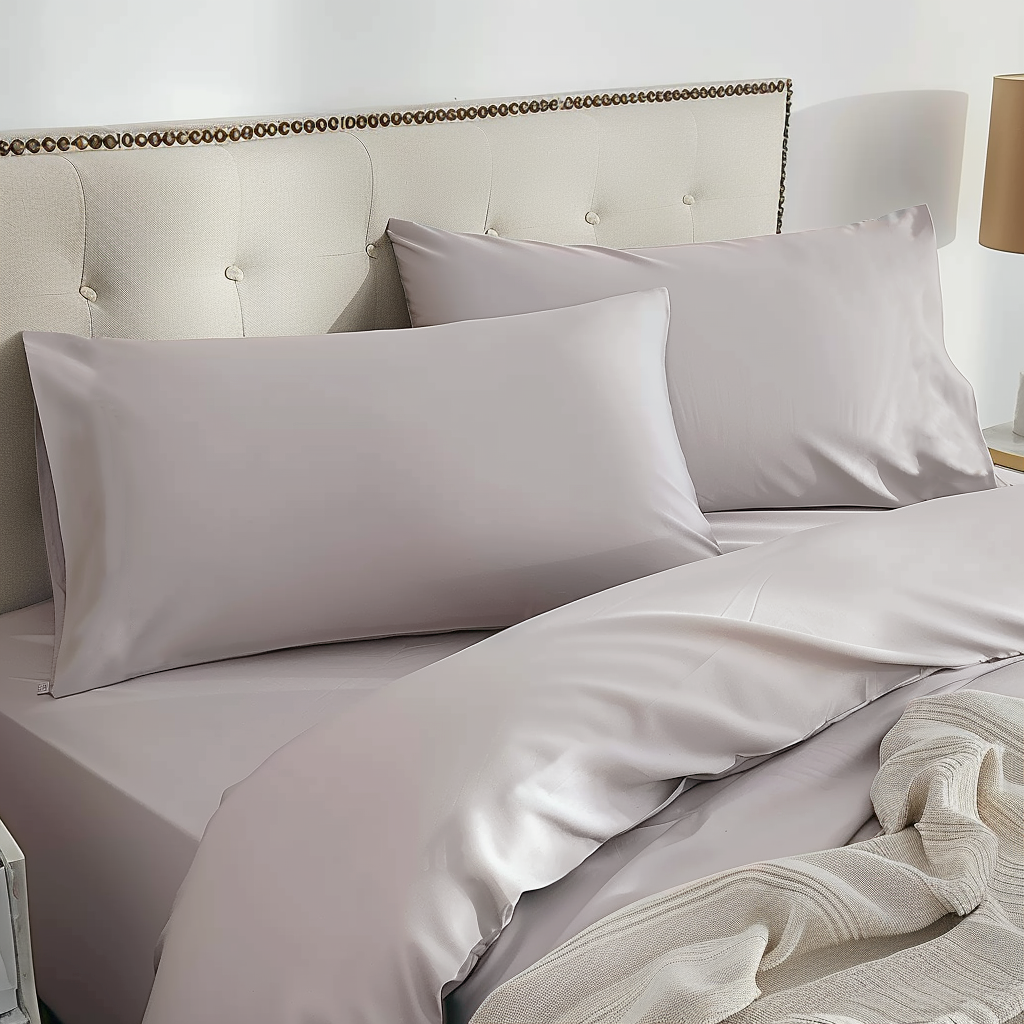 100% Organic Bamboo Silk Pillowcases (2 Pack)