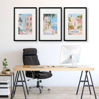 Wall Art Large | Set of 3 Beach Decor Wall art Prints
