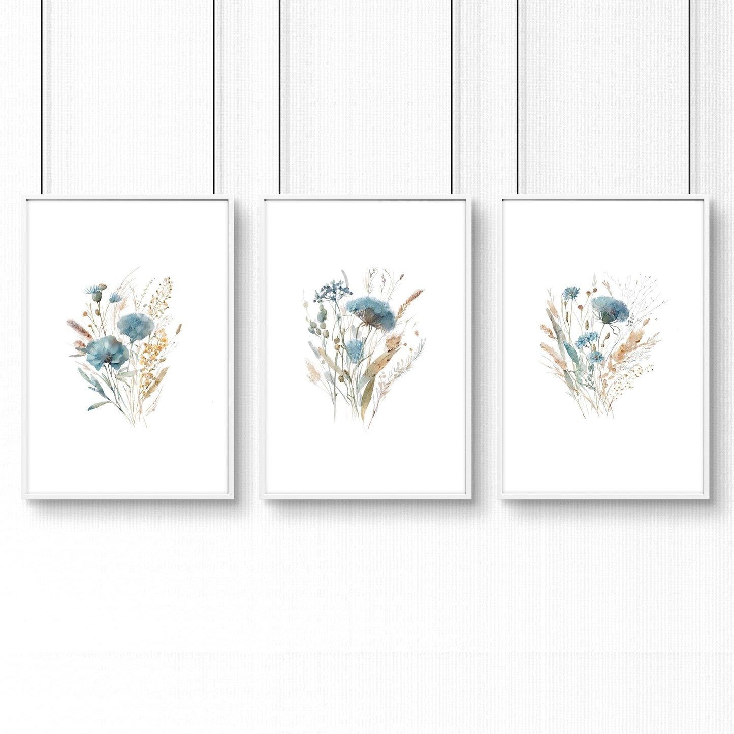 Wall Art Sets | Set of 3 Botanical Wall art Prints