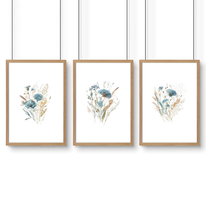 Wall Art Sets | Set of 3 Botanical Wall art Prints