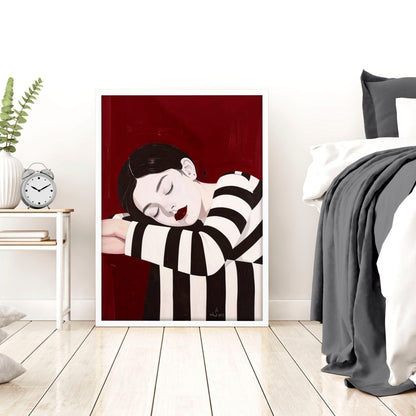 Wall Hangings For Bedroom | Set of 3 Women Art Prints