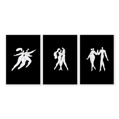 Wall Prints And Posters | Set of 3 Boho Women Wall art Prints